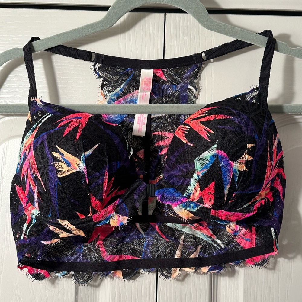 Victoria’s Secret Pink Front Closure Lace Bra